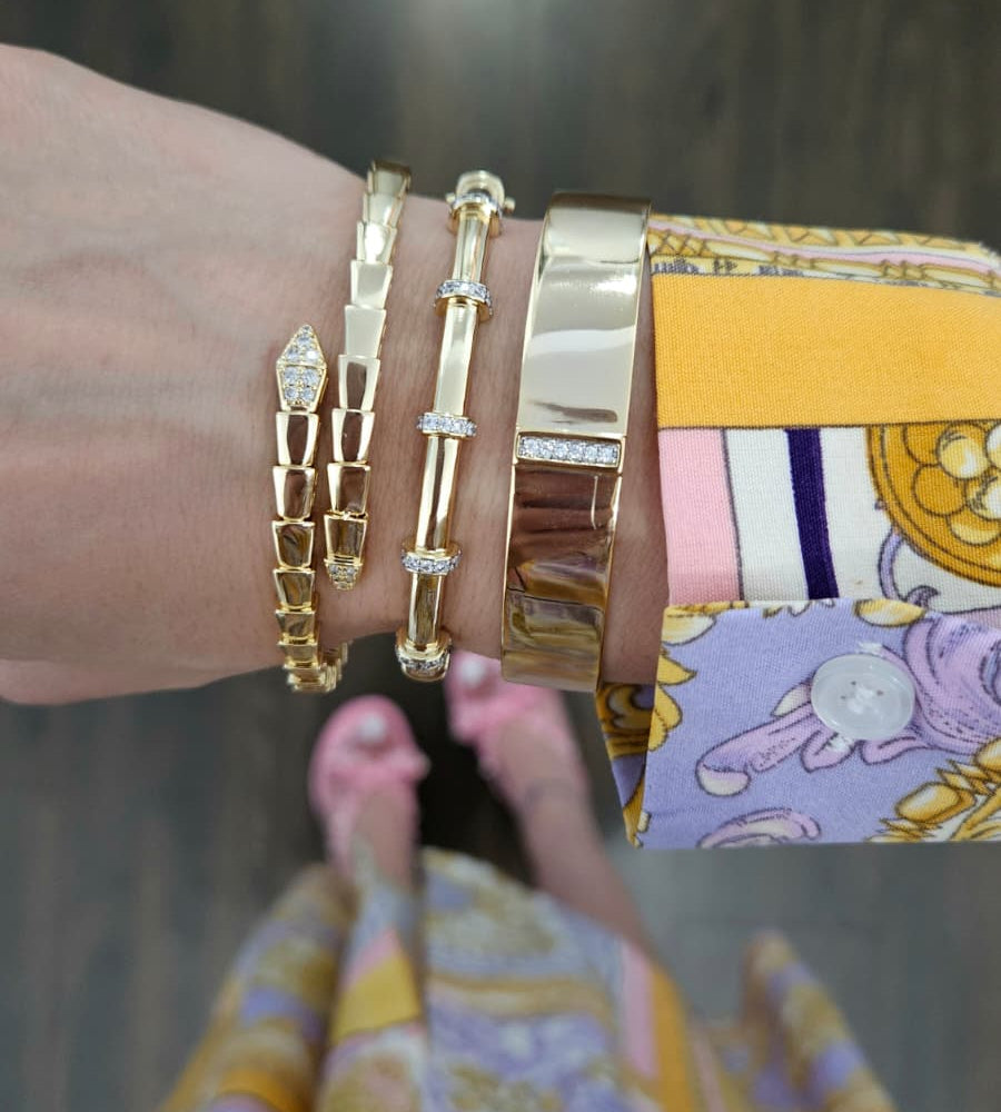 Aura serpenti Cuff Bangle view 2