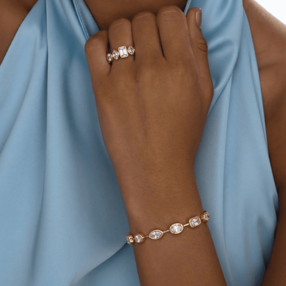 Solare Multi shape Stones Bracelet view 7
