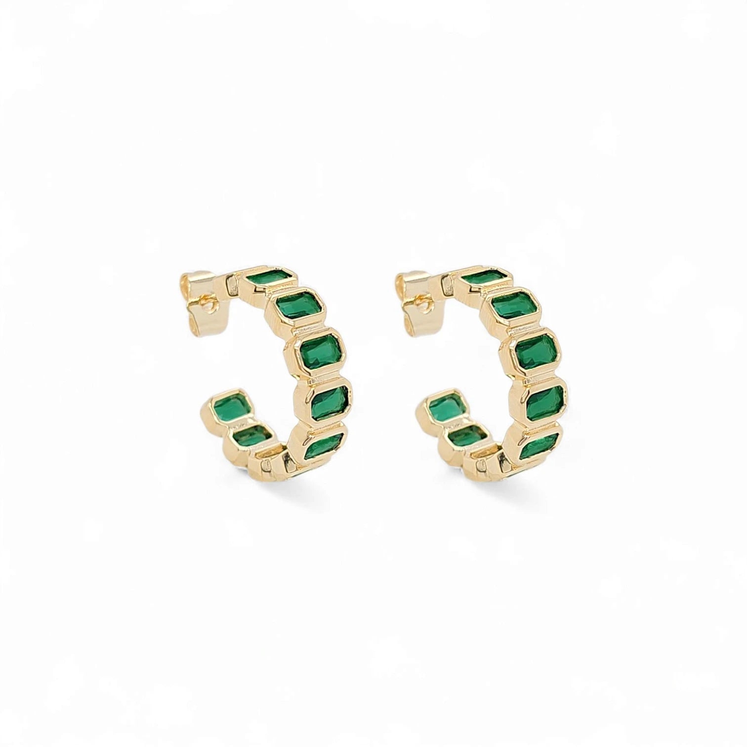 Lucia Riviera 0.9'' Huggie Hoops view 6