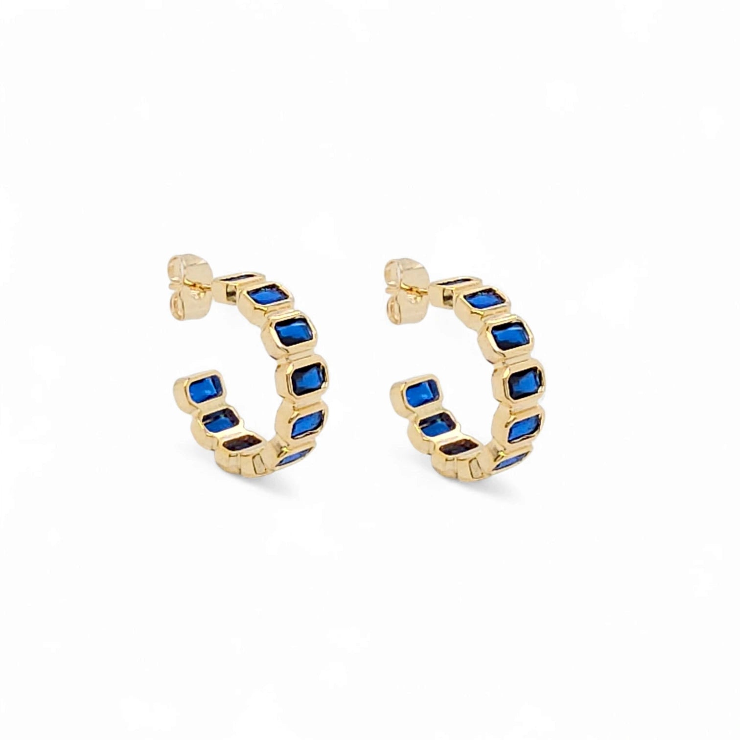 Lucia Riviera 0.9'' Huggie Hoops view 7