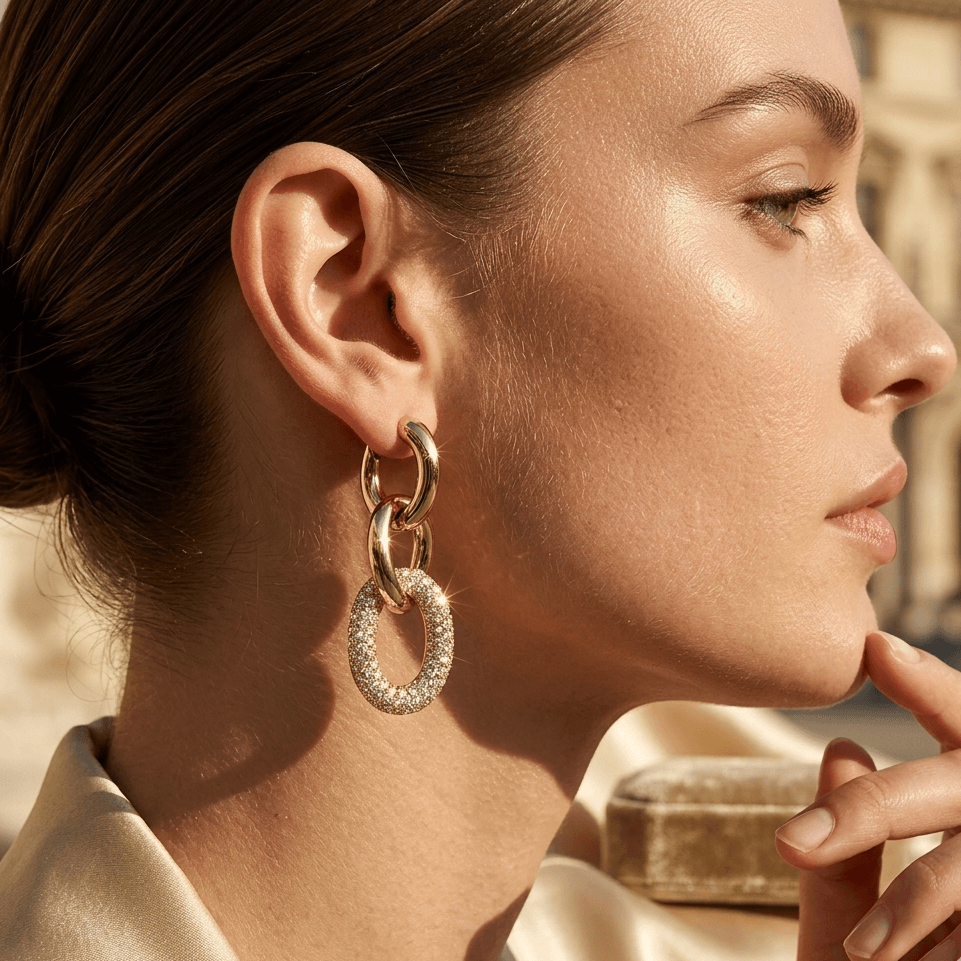 Venezia Links Long EA Earrings view 2