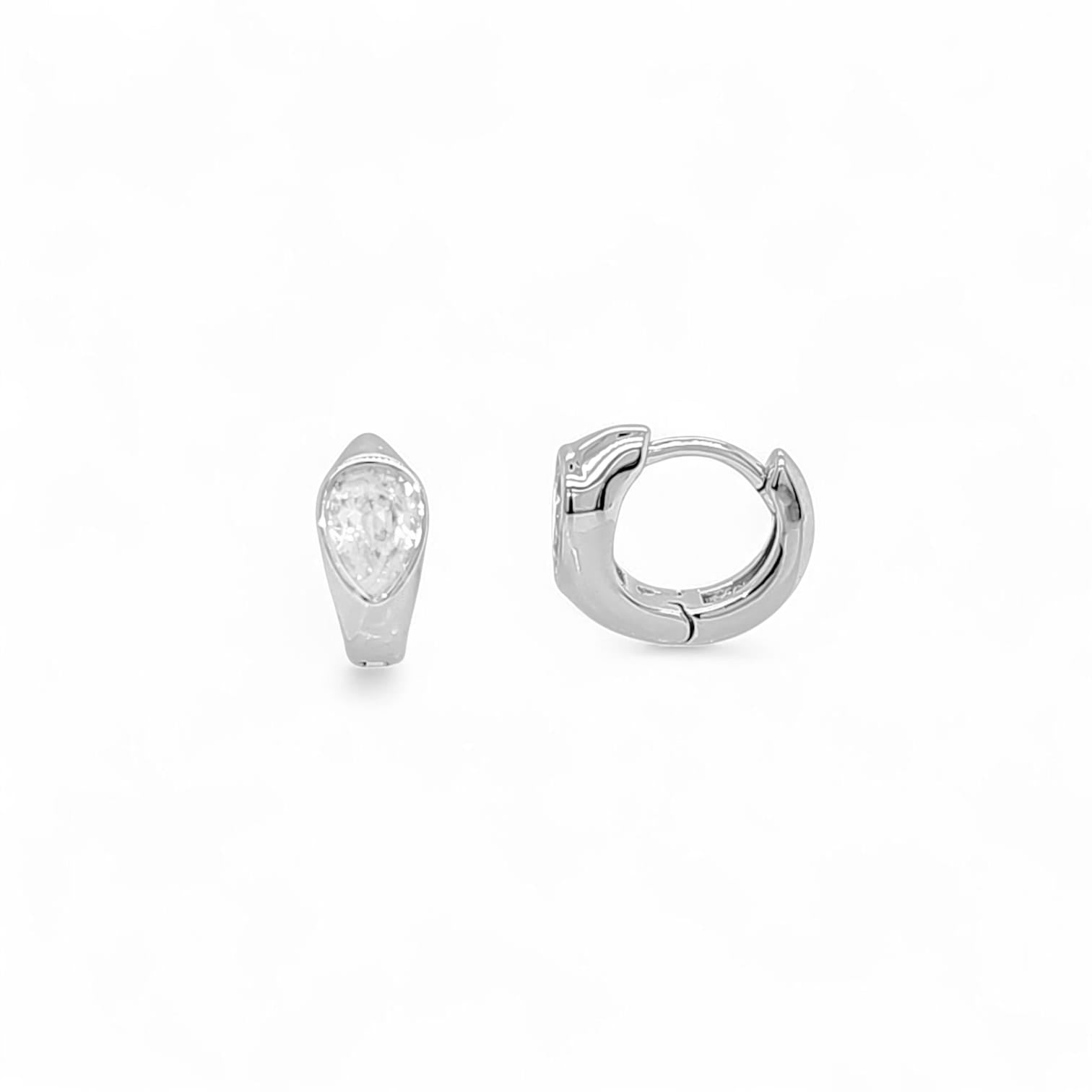Serena Lotto Huggie Hoops view 2