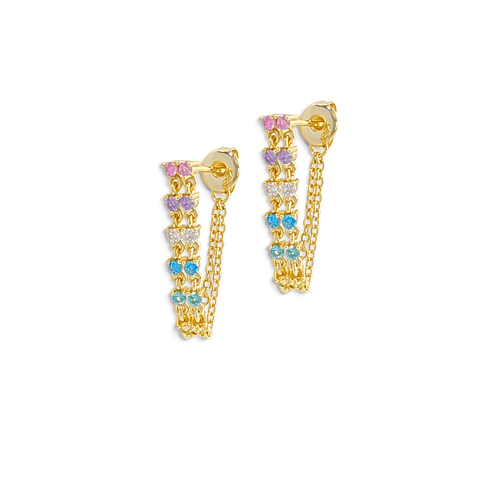 Milano hanging Earrings view 2
