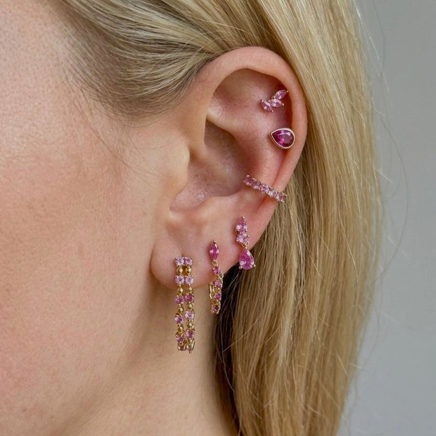 Milano hanging Earrings view 3