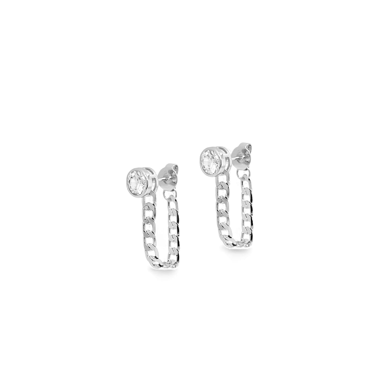 Aura Classic Earrings in Silver - 18K Gold Plated Wholesale Jewelry