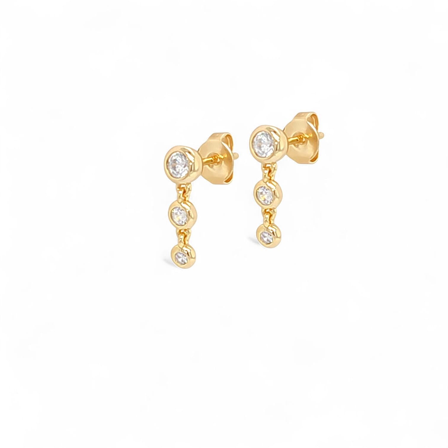 Riviera Martini Pavé Studs view 2