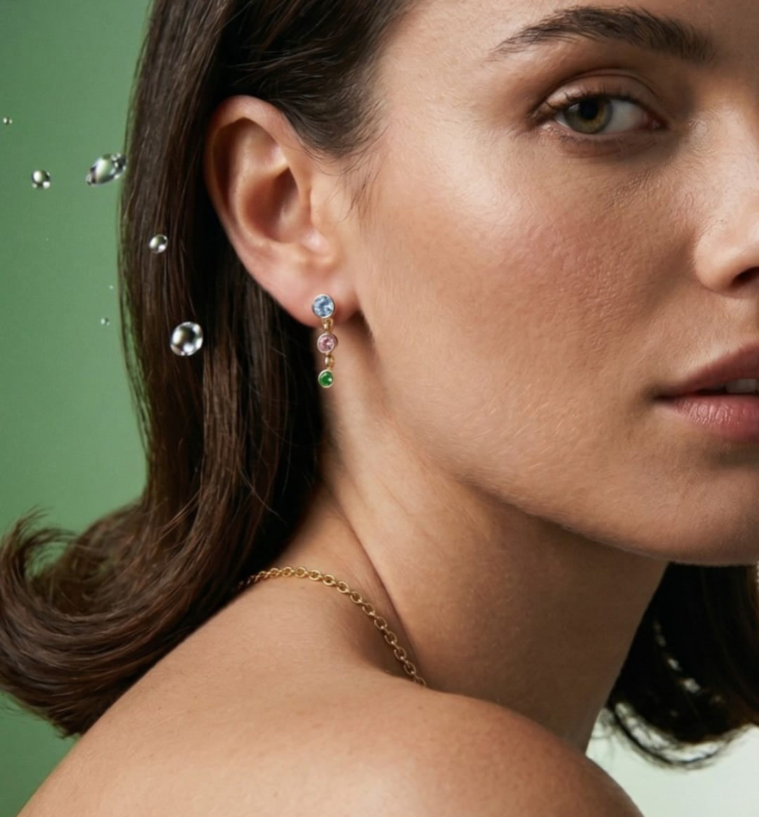 Riviera Martini Pavé Studs view 3
