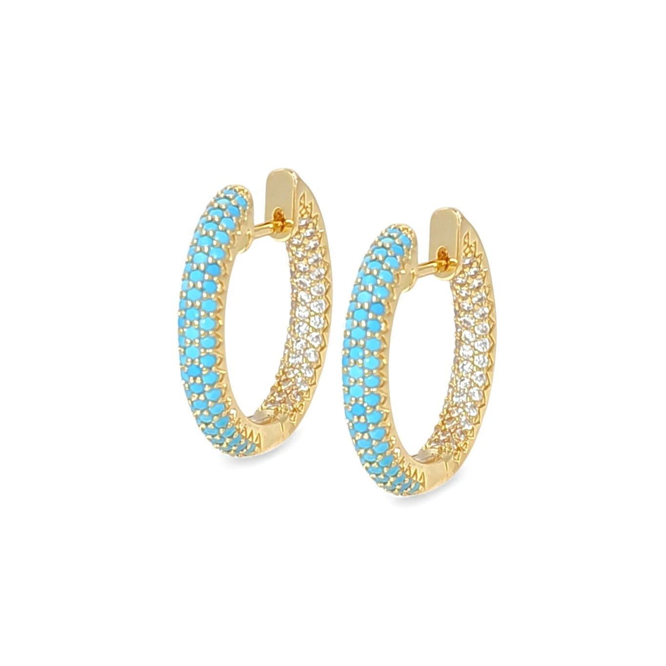 Celeste micro pavé Earrings view 3