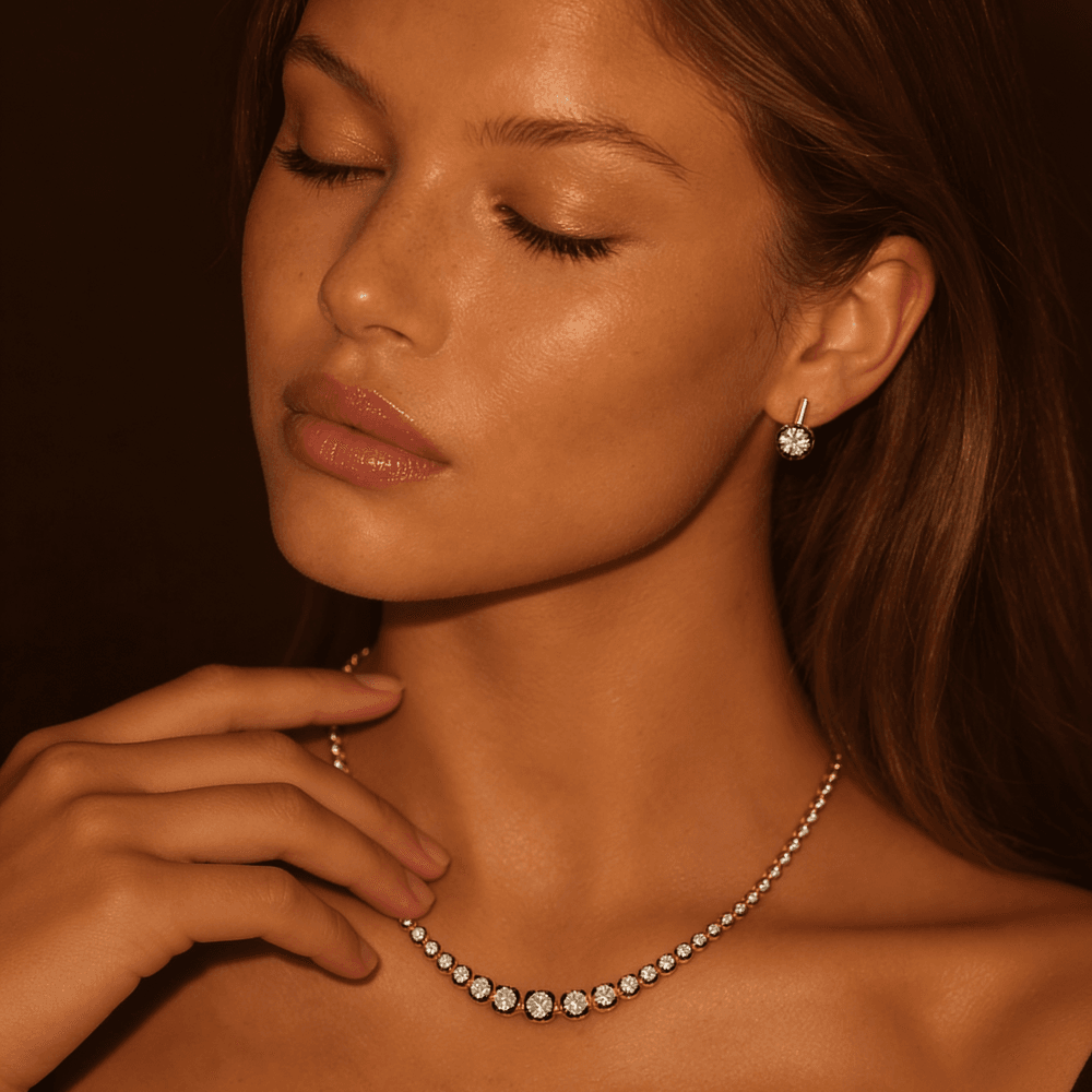 Firenze Brilliant Solitaire Leverback Drop Earrings view 6