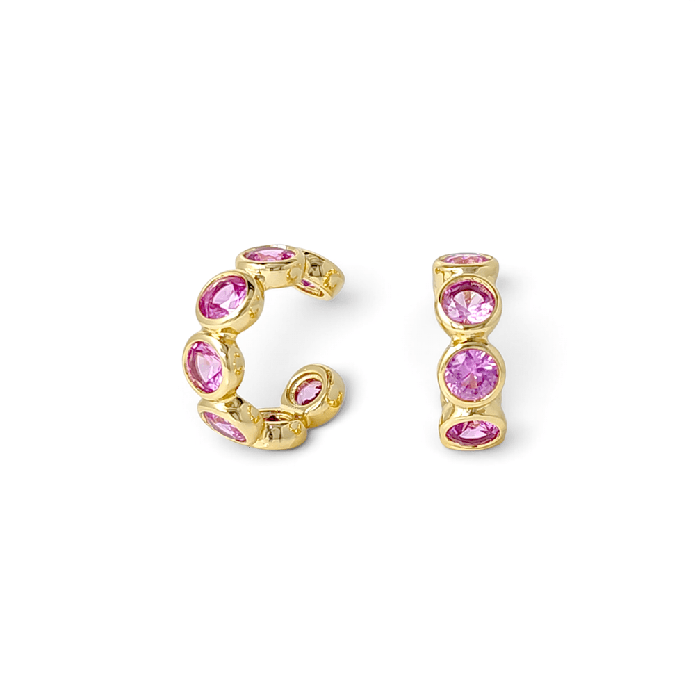 Milano Bezel-Set Eternity Bubble Ear Cuff view 6