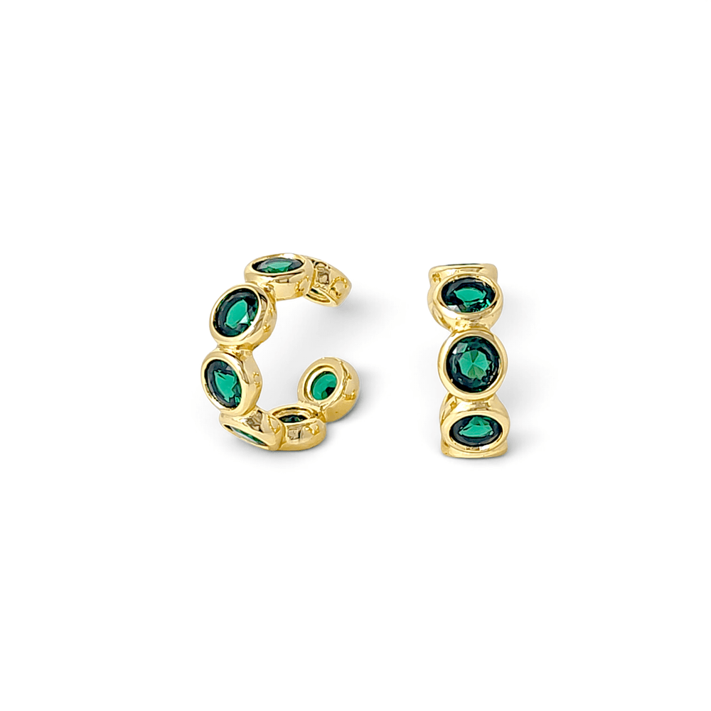 Milano Bezel-Set Eternity Bubble Ear Cuff view 7