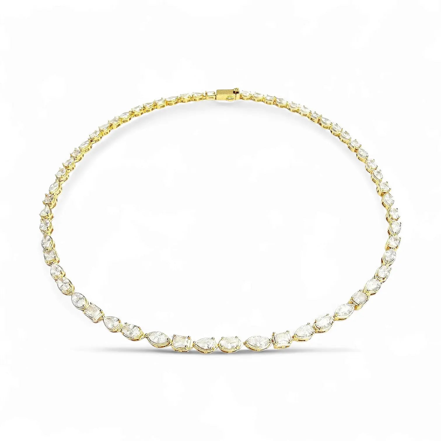 Chiara Destiny Dressy Necklace in Gold - 18K Gold Plated Wholesale Jewelry