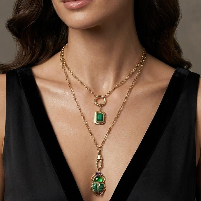 Maestosa rolo with front clasp Necklace view 3