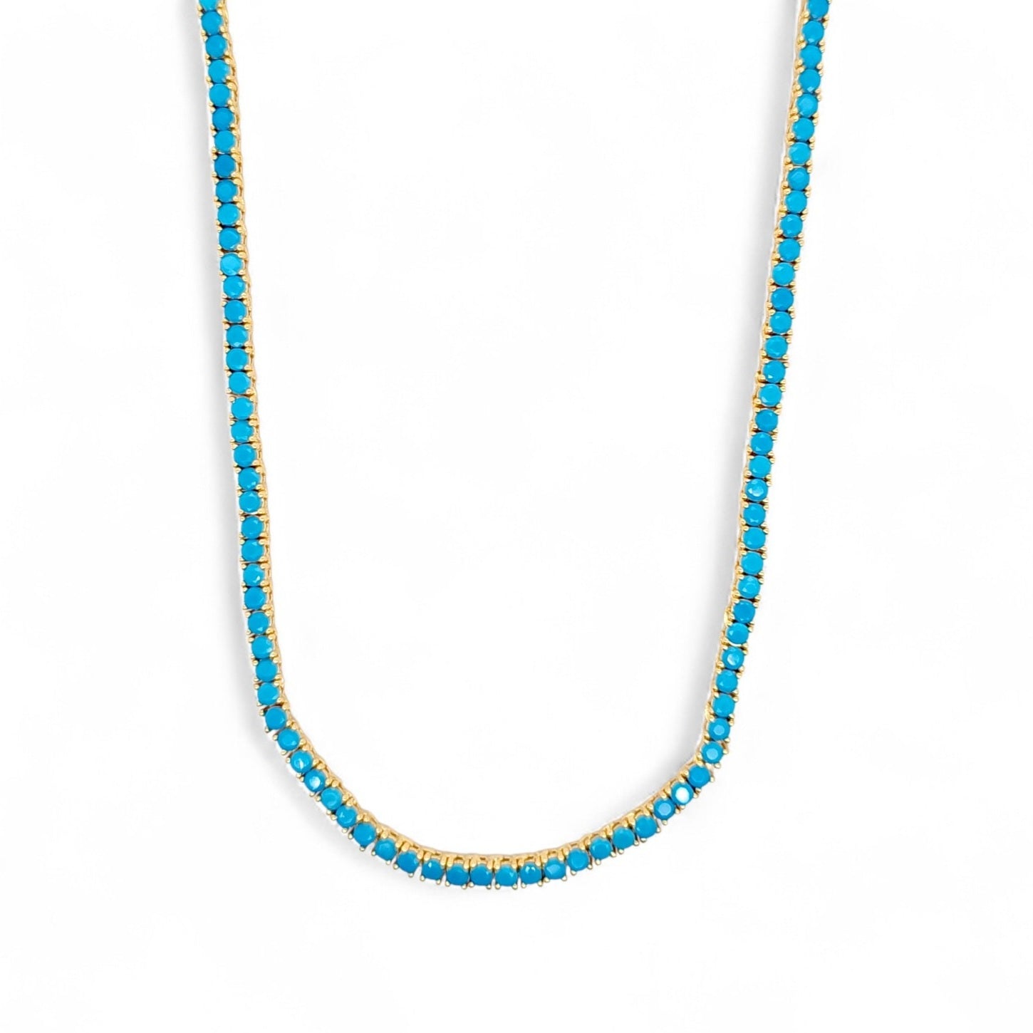 Serena Tennis Diamond Necklace view 8