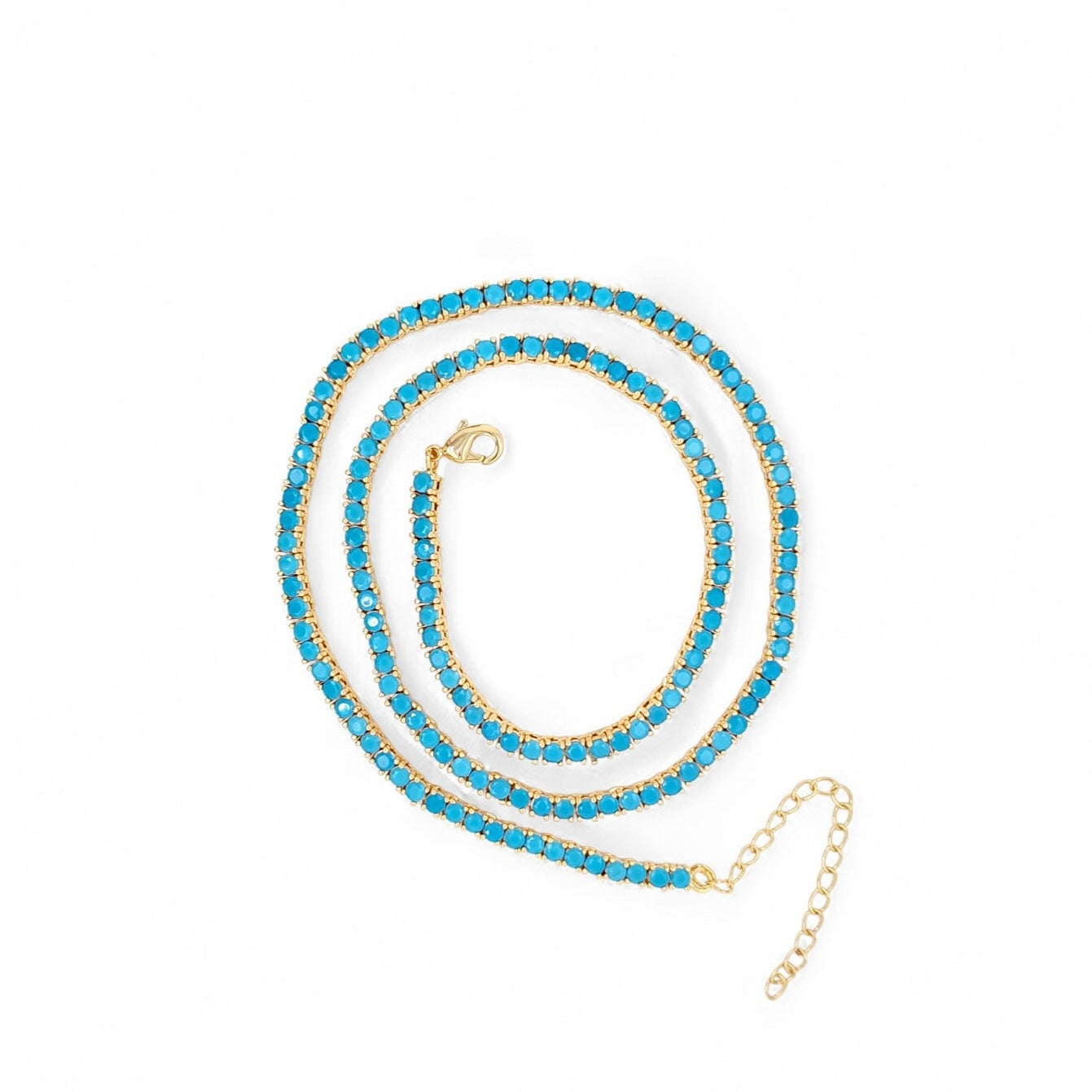 Serena Tennis Diamond Necklace view 9