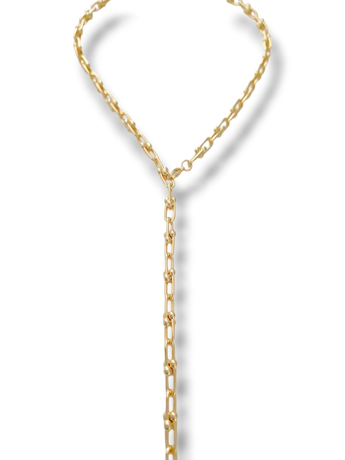 Divina U link plain 2 sizes Unisex Multi wear Necklace view 2