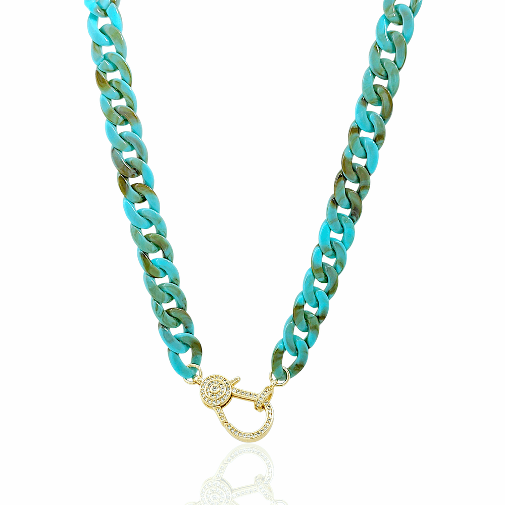 Aria Chic Summer beach Link Front lobster clasp for s Pendant Necklace view 6
