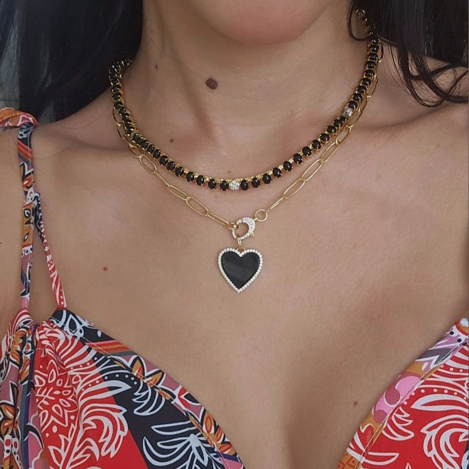 Gioia Charm Heart Necklace view 5