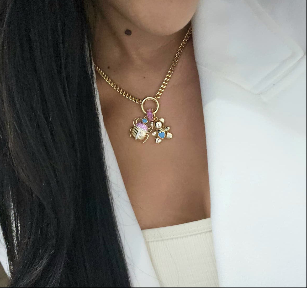 Celeste Charm Glamour Necklace view 2