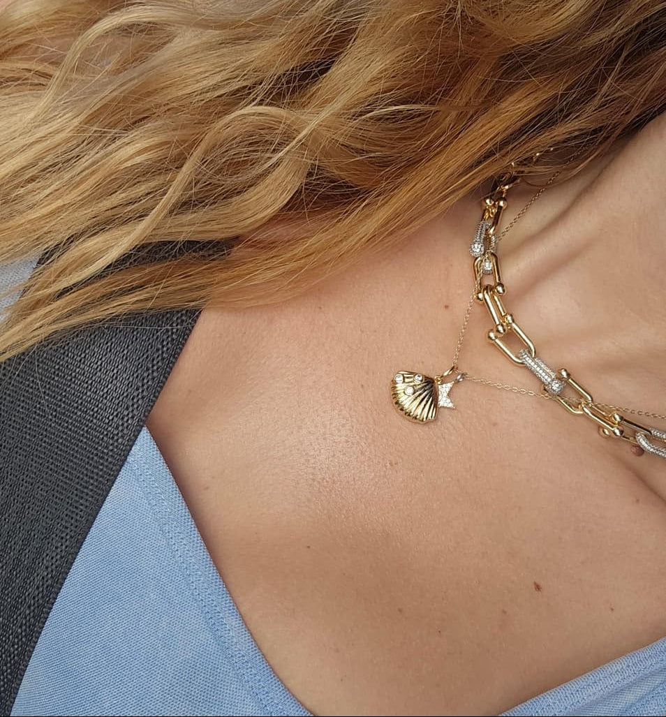 Amalfi Charm Shell Necklace view 2