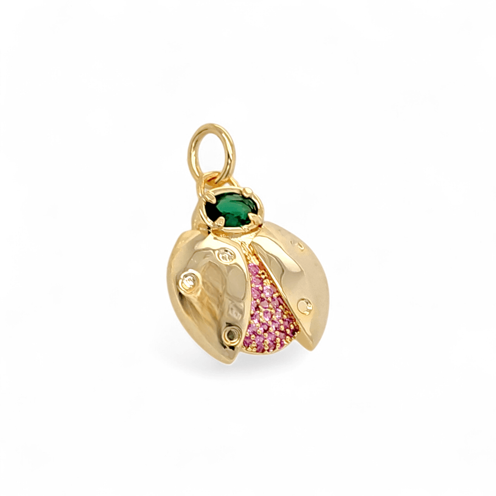 Milano Beetle Pendant Necklace view 2