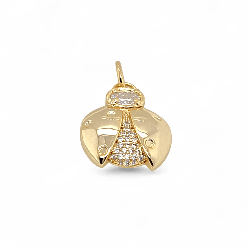 Milano Beetle Pendant Necklace in Gold - 18K Gold Plated Wholesale Jewelry