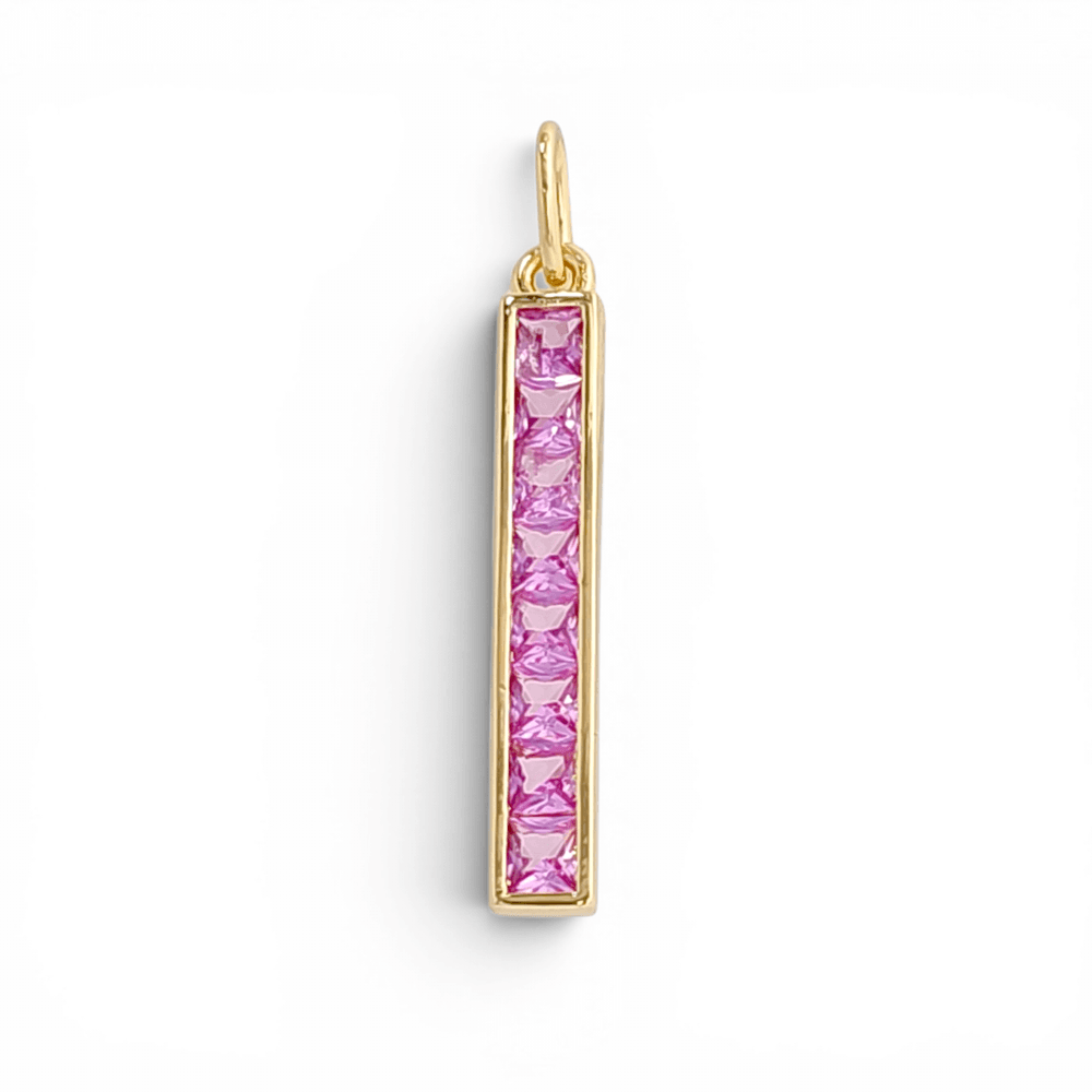 Siena Baguette Pendant Necklace view 2
