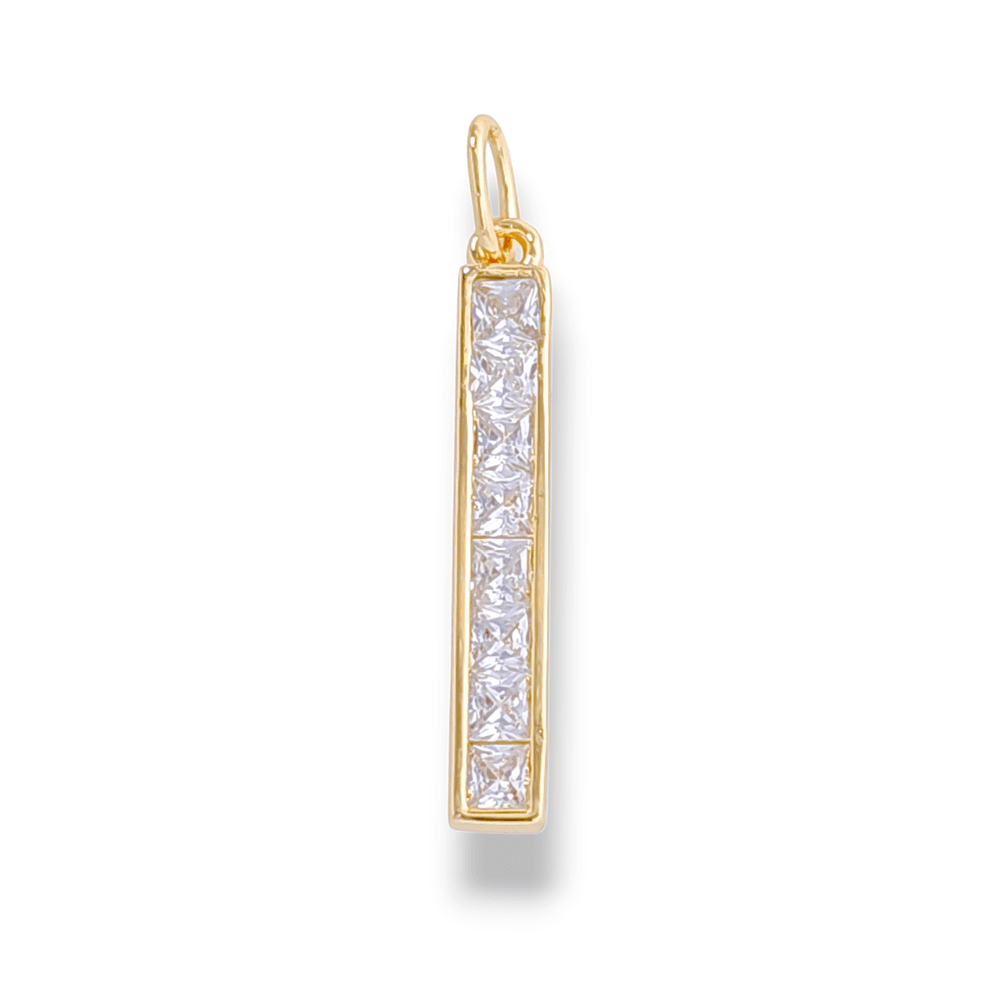 Siena Baguette Pendant Necklace view 4