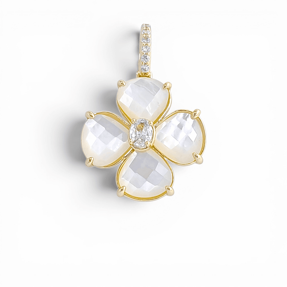Gemma Sonya Flower Pendant Necklace view 5