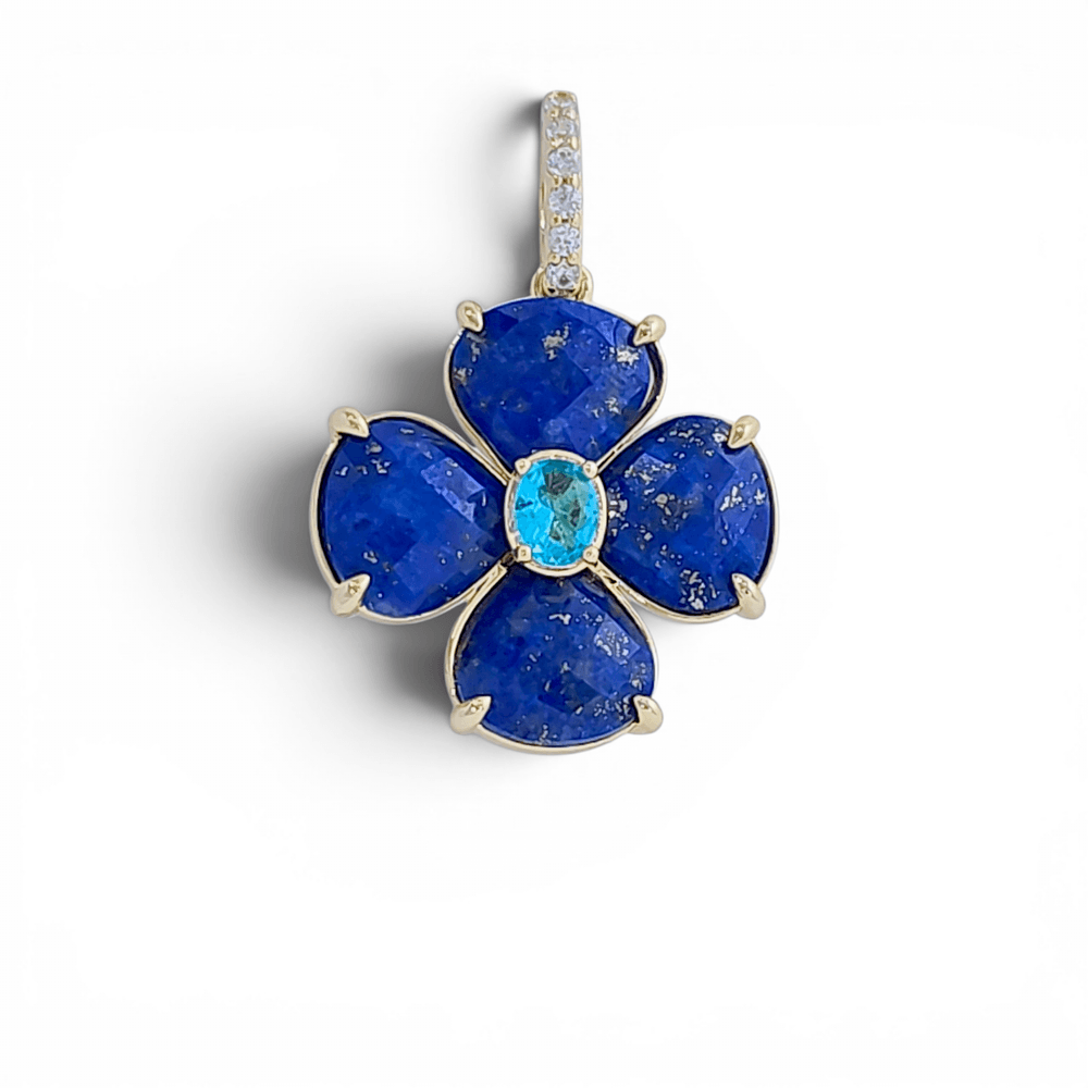 Gemma Sonya Flower Pendant Necklace view 6