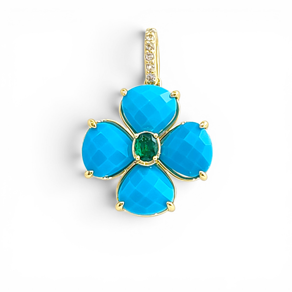 Gemma Sonya Flower Pendant Necklace view 7