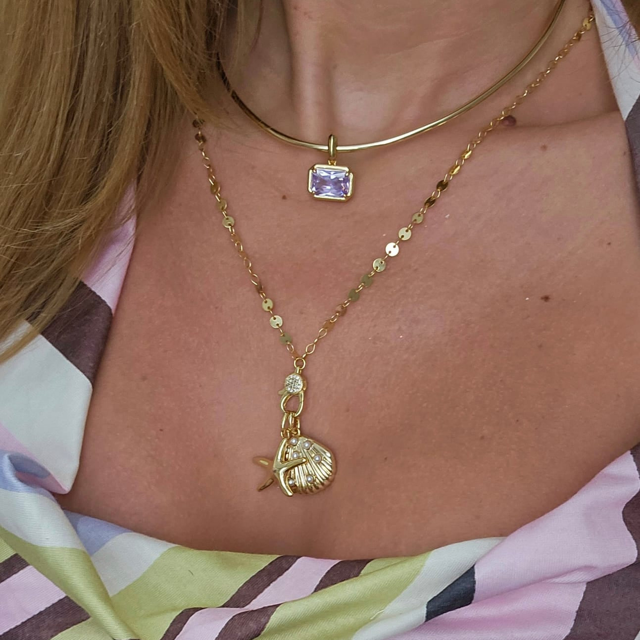 Maestosa Starfish Pendant Necklace view 3
