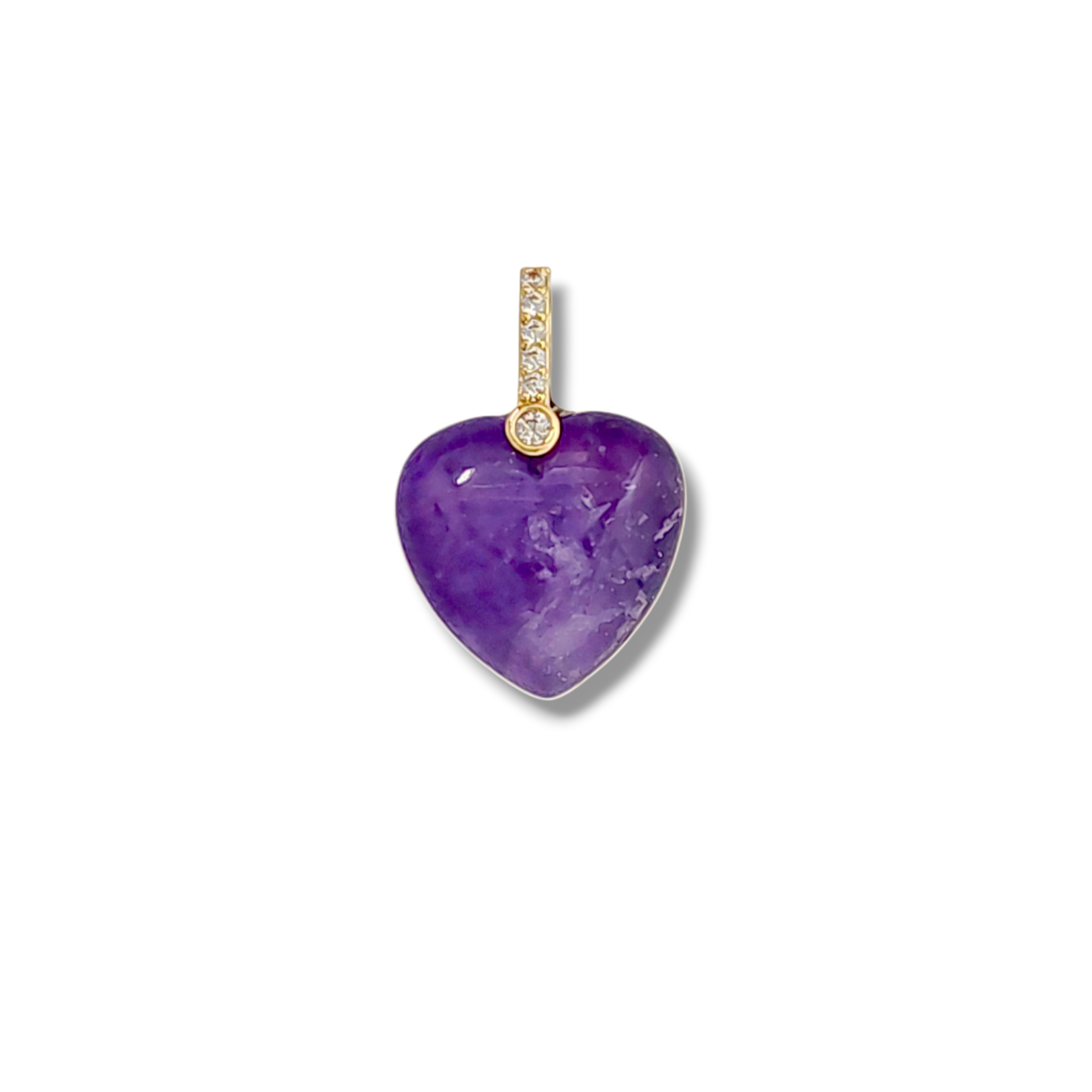 Solare Natural Stone Heart Pendant Necklace view 6