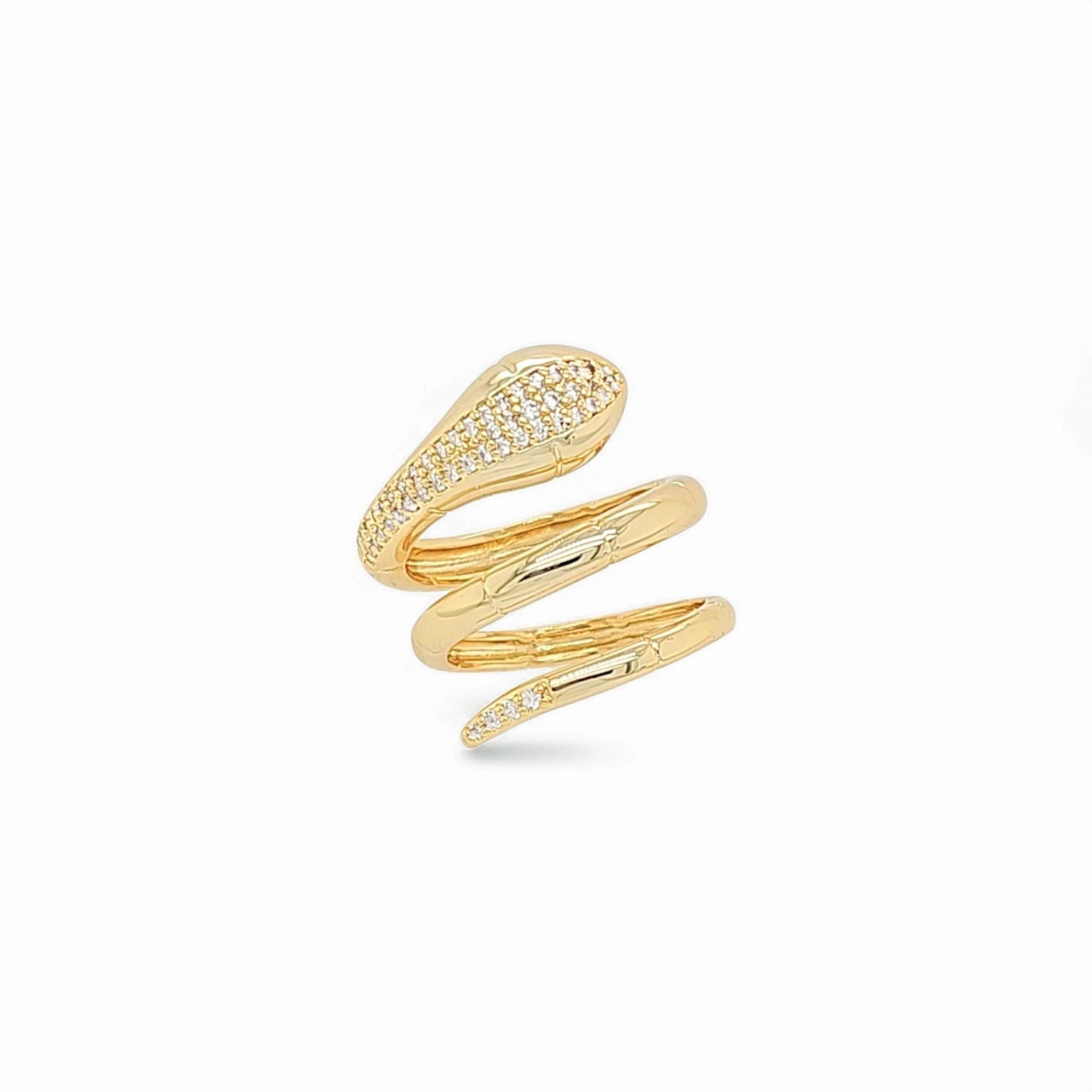 Fiore Serpenti Pavé Cocktail Ring