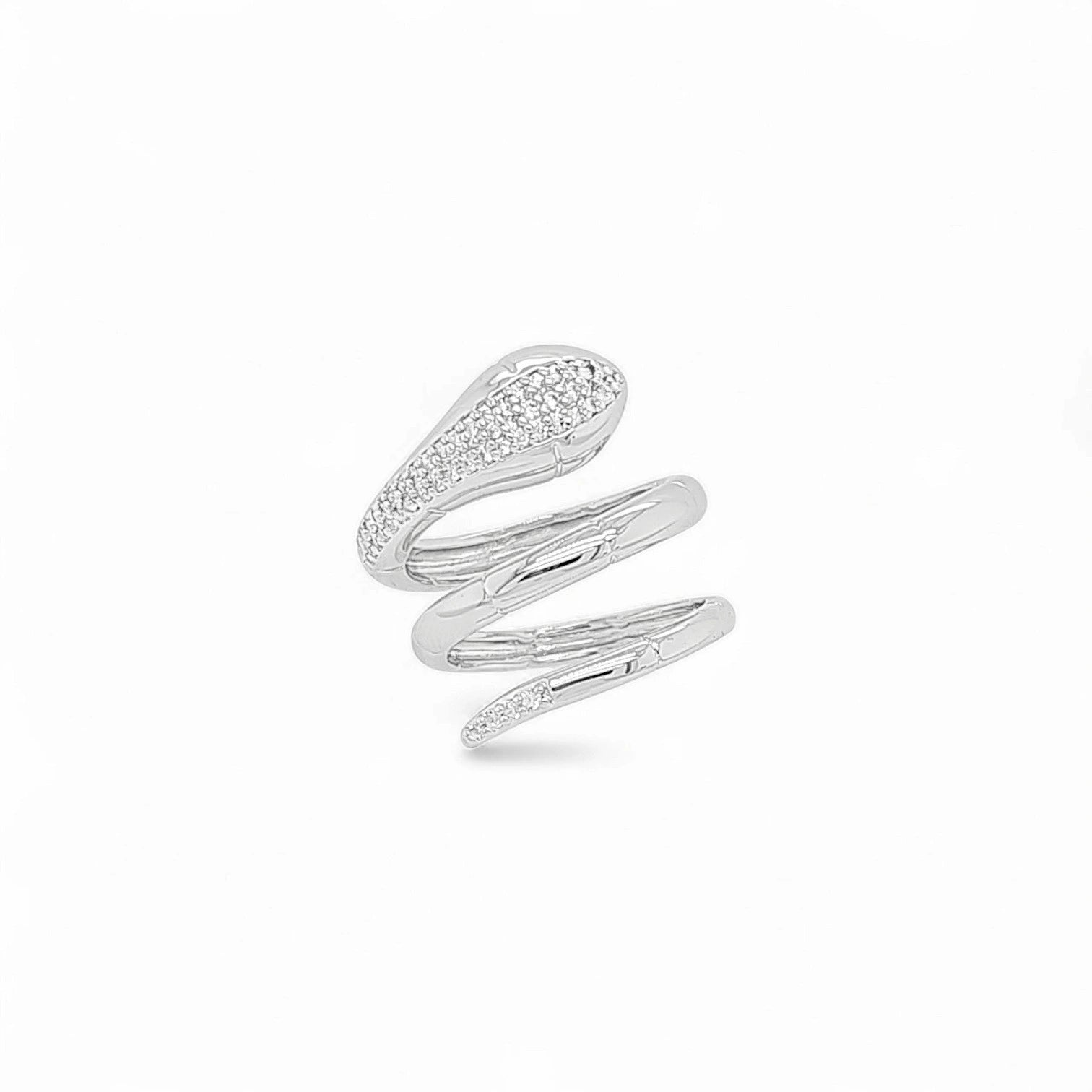 Fiore Serpenti Pavé Cocktail Ring view 3