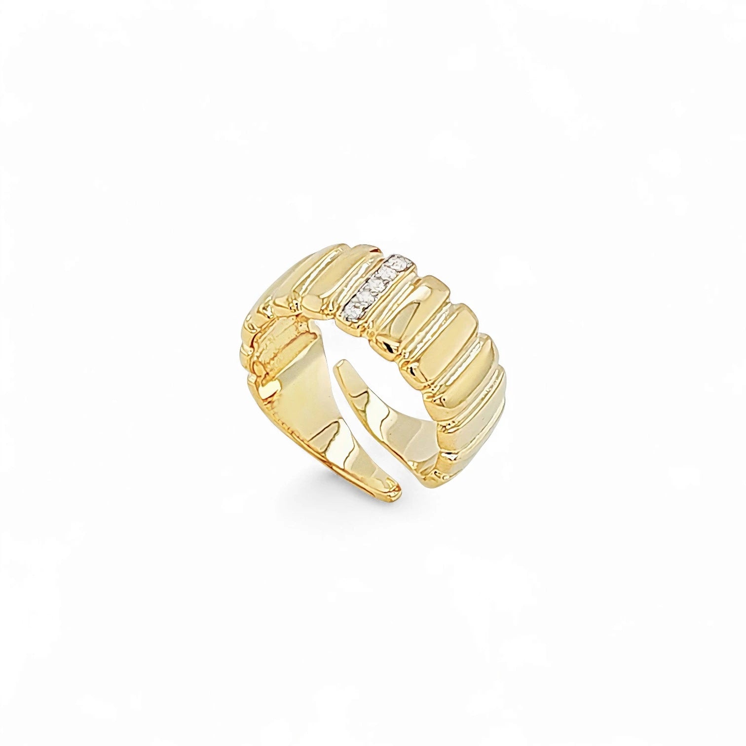 Venezia Dolce Vita Eternity Band in Gold - 18K Gold Plated Wholesale Jewelry