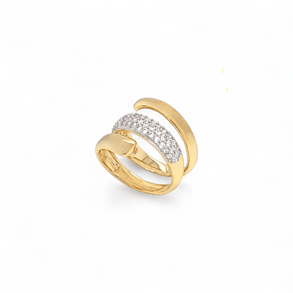 Venezia diamond s Two tones Eternity Band view 2