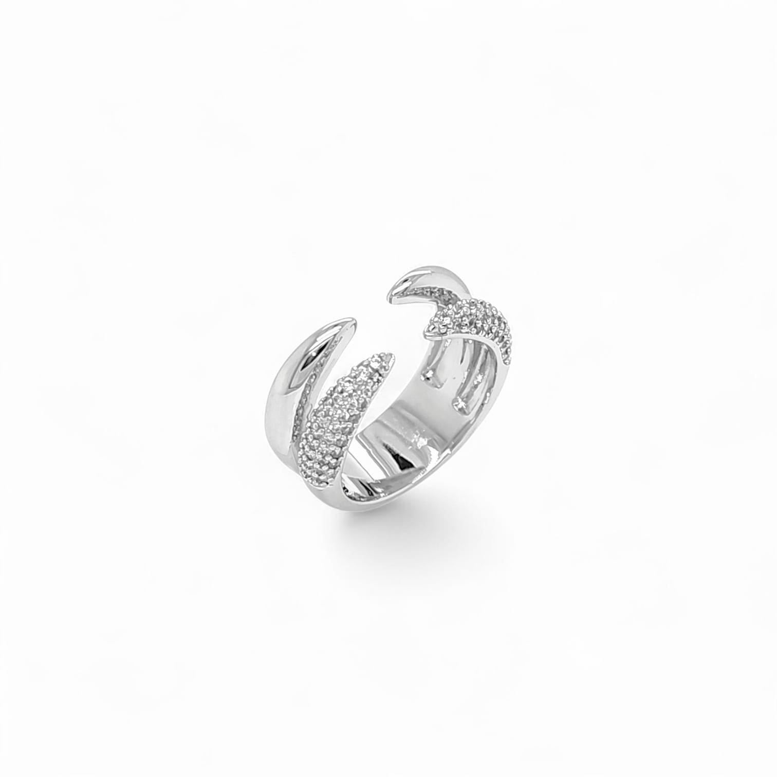 Speranza double taurus 2 tones Cocktail Ring view 3