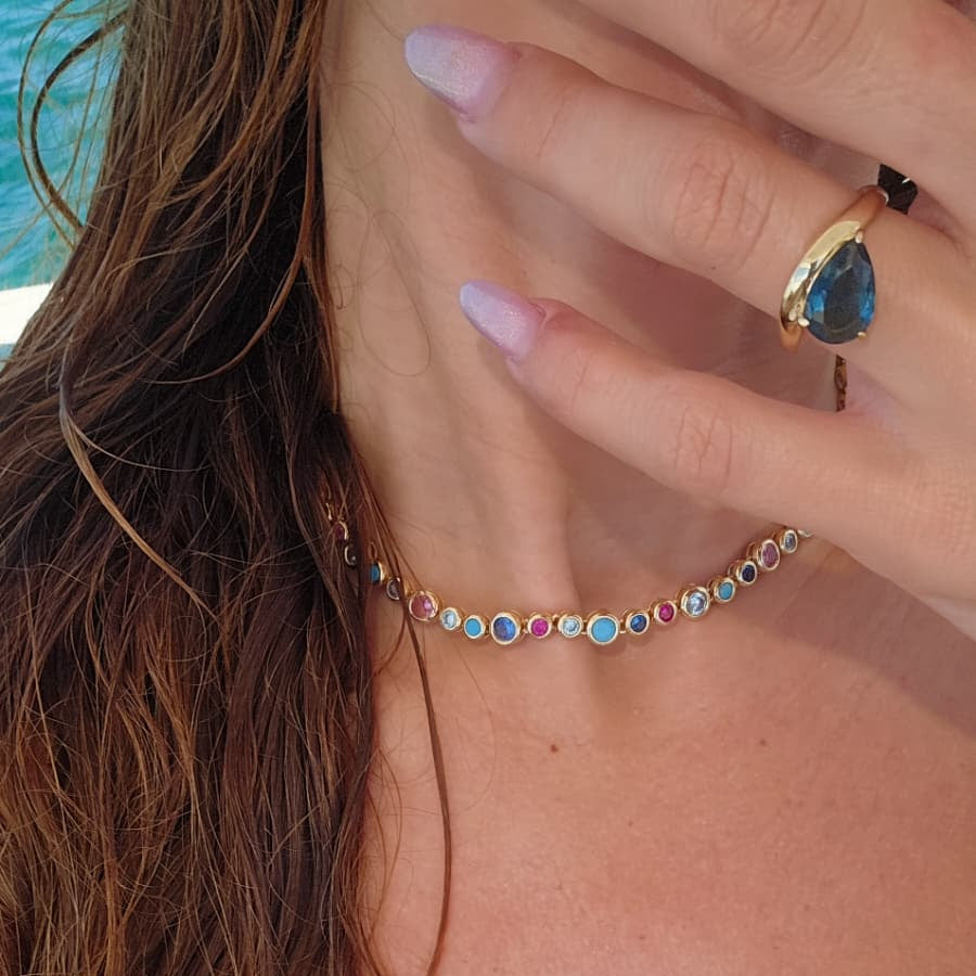 Stella Magnetism Wave Cocktail Ring view 2