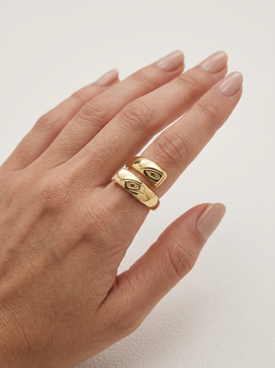 Aura Rhode Plain Cocktail Ring view 2